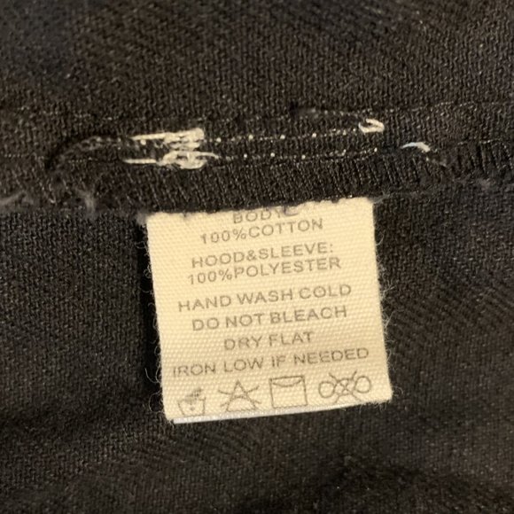 New Fantastic Fawn Leopard Sleeve Hooded Denim Oversized Jacket - Picture 4 of 10